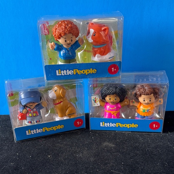 Mattel Other - Kids Toy Set - Multicolor-Little People set a three